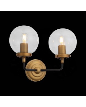 SL234.401.02 Бра ST-Luce Черный, Золото/Прозрачный E27 2*40W VARIETA-foto5