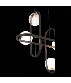 SL1201.403.04 Светильник подвесной ST-Luce Черный/Прозрачный G9 4*5W CIRCONO-foto7