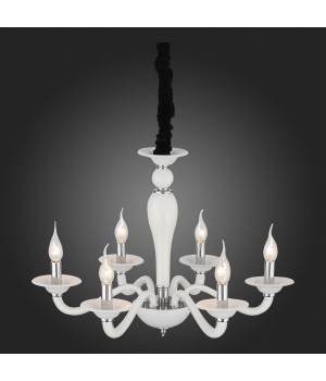 SL1112.503.06 Люстра подвесная ST-Luce Хром, Белый/Белый E14 6*40W SERENATTA-foto8