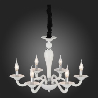 SL1112.503.06 Люстра подвесная ST-Luce Хром, Белый/Белый E14 6*40W SERENATTA-foto8