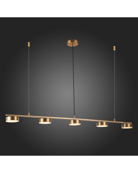 SL6000.303.05 Светильник подвесной ST-Luce Латунь/Латунь LED 5*7W 3000K PANCES-foto7