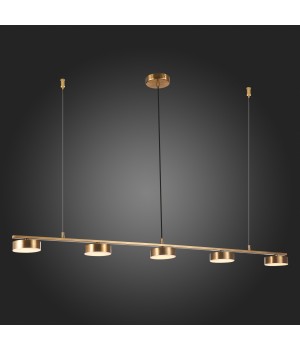 SL6000.303.05 Светильник подвесной ST-Luce Латунь/Латунь LED 5*7W 3000K PANCES-foto7