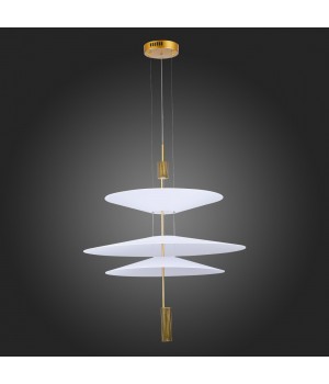SL6101.223.01 Люстра подвесная ST-Luce Золотистый/Белый LED 1*15W 3000K Isola-foto8