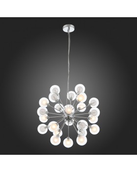 SL431.103.24 Люстра подвесная ST-Luce Хром/Прозрачный, Белый G9 24*28W DUALITA-foto9