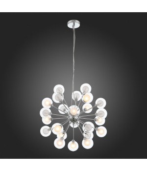 SL431.103.24 Люстра подвесная ST-Luce Хром/Прозрачный, Белый G9 24*28W DUALITA-foto9