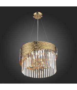 SL1100.303.06 Люстра подвесная ST-Luce Античная латунь/Античная латунь, Прозрачный E14 6*60W TEFINA-foto4