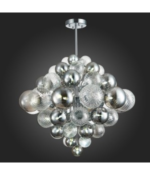 SL1124.103.29 Люстра подвесная ST-Luce Хром/Дымчатый, Прозрачный G9 29*5W 4000K VINETTO-foto5