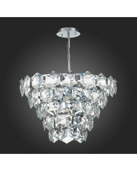 SL1631.103.09 Люстра подвесная ST-Luce Хром/Прозрачный E14 9*40W Viterbo-foto4