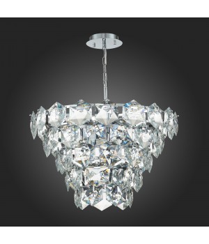 SL1631.103.09 Люстра подвесная ST-Luce Хром/Прозрачный E14 9*40W Viterbo-foto4