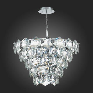 SL1631.103.09 Люстра подвесная ST-Luce Хром/Прозрачный E14 9*40W Viterbo-foto4