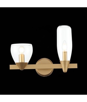 SL1119.201.02 Светильник настенный ST-Luce Золотистый/Прозрачный E14 2*40W TENERESA-foto4