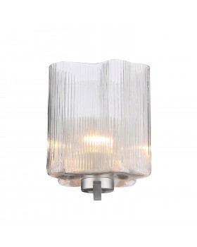 SL117.101.01 Бра ST-Luce Серебристый/Прозрачный E27 1*60W ONDE-foto2