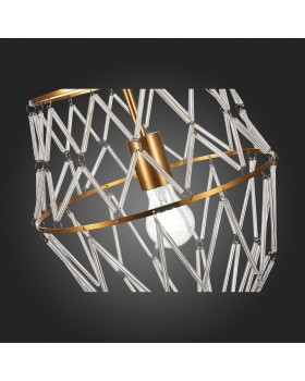 SL1016.213.01 Светильник подвесной ST-Luce Золотистый/Золотистый, Прозрачный E27 1*60W NARRIO-foto9