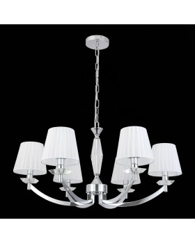 SL1756.103.06 Светильник подвесной ST-Luce Хром/Светло-серый E14 6*40W BELLO-foto8