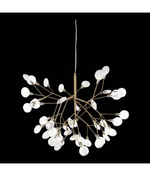 SL411.203.45 Люстра подвесная ST-Luce Золотистый/Прозрачный G4 45*1,5W RICCARDO-foto5