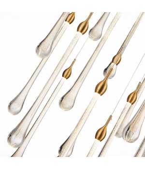 SL6103.203.16 Светильник подвесной ST-Luce Золотистый/Прозрачный LED 16*3W 4000K Faenza-foto3