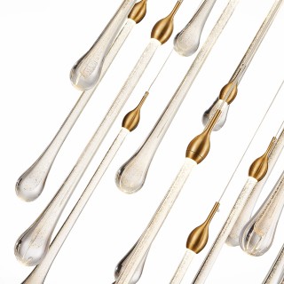 SL6103.203.16 Светильник подвесной ST-Luce Золотистый/Прозрачный LED 16*3W 4000K Faenza-foto3