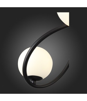 SL1502.403.08 Светильник подвесной ST-Luce Черный/Белый G9 8*5W LEGATEZZA-foto4