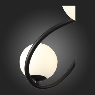 SL1502.403.08 Светильник подвесной ST-Luce Черный/Белый G9 8*5W LEGATEZZA-foto4