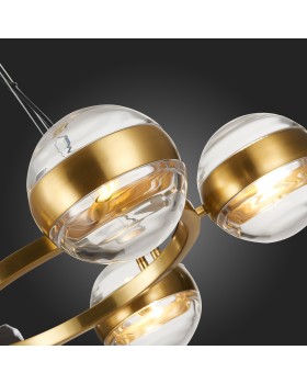 SL1156.303.05 Светильник подвесной ST-Luce Латунь/Прозрачный G9 5*5W BALA-foto9