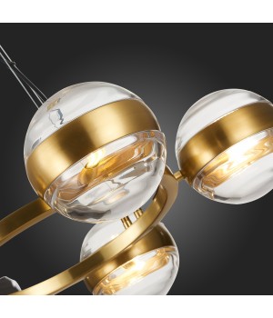 SL1156.303.05 Светильник подвесной ST-Luce Латунь/Прозрачный G9 5*5W BALA-foto9