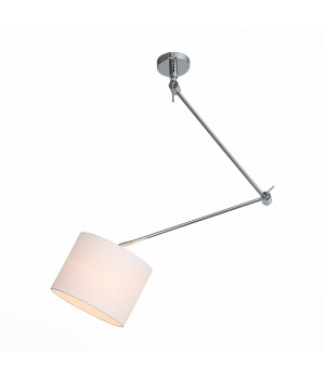 SL460.102.01 Светильник потолочный ST-Luce Хром/Белый E27 1*60W (из 2-х коробок) MARCIA-foto2