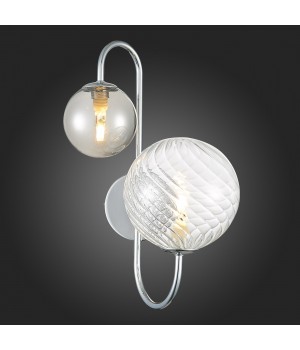 SL1124.101.02 Бра ST-Luce Хром/Дымчатый, Прозрачный G9 2*5W VINETTO-foto5