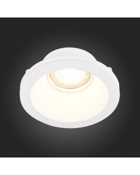 ST254.308.01 Св-к встр. из гипса белый GU10 1*50W IP20 D120xH50 180-240V Без ламп ST252–254 GYPSUM-foto5