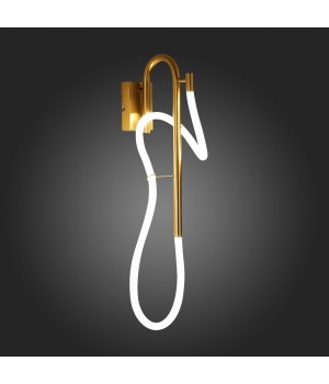 SL6102.301.16 Светильник настенный ST-Luce Латунь/Белый LED 1*16W 4000K Sagrato-foto5