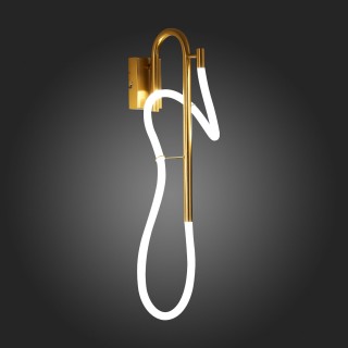 SL6102.301.16 Светильник настенный ST-Luce Латунь/Белый LED 1*16W 4000K Sagrato-foto5