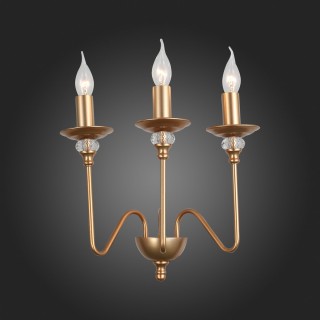 SL186.201.03 Бра ST-Luce Латунь, Прозрачный E14 3*40W NOVENTO-foto5