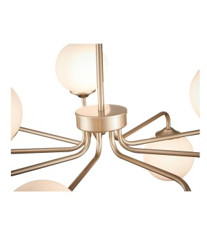 SLE106203-09 Светильник подвесной ST-Luce Золотистый/Белый G9 LED 9*5W REDJINO-foto3