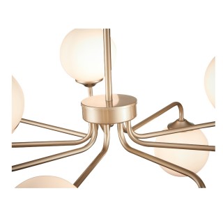 SLE106203-09 Светильник подвесной ST-Luce Золотистый/Белый G9 LED 9*5W REDJINO-foto3