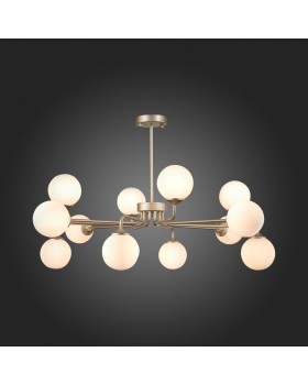 SLE106203-12 Светильник подвесной ST-Luce Золотистый/Белый G9 LED 12*5W REDJINO-foto7