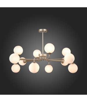 SLE106203-12 Светильник подвесной ST-Luce Золотистый/Белый G9 LED 12*5W REDJINO-foto7