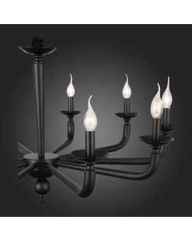 SL1114.403.10 Люстра подвесная ST-Luce Черный E14 10*40W FORTEZA-foto3