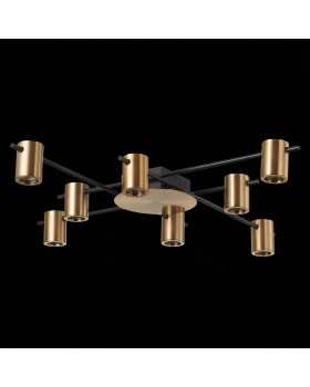 SL1207.402.08 Светильник потолочный ST-Luce Черный/Латунь GU10 8*7W VEROLI-foto4