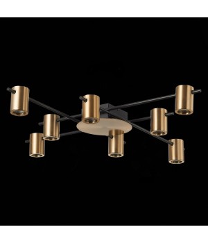 SL1207.402.08 Светильник потолочный ST-Luce Черный/Латунь GU10 8*7W VEROLI-foto4