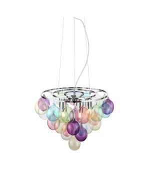 SL432.153.05 Светильник подвесной ST-Luce Хром/Разноцветный E27 5*60W SOSPIRO-foto10