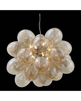 SL432.203.12 Люстра подвесная ST-Luce Хром/Коньячный G9 12*5W SOSPIRO-foto4