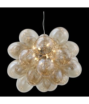 SL432.203.12 Люстра подвесная ST-Luce Хром/Коньячный G9 12*5W SOSPIRO-foto4