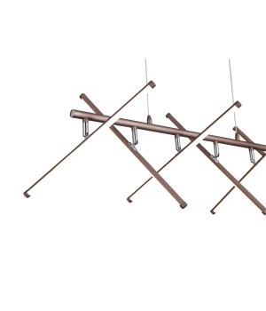 SLD003.303.06 Люстра подвесная ST-Luce Кофейный/Белый LED 6*8W 4000K PIACOD-foto12