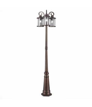 SL080.425.03 Светильник уличный наземный ST-Luce Темный кофе/Прозрачный, Темный кофе E27 3*100W LASTERO-foto14