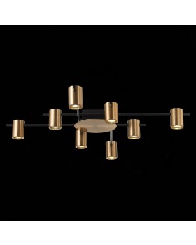 SL1207.402.08 Светильник потолочный ST-Luce Черный/Латунь GU10 8*7W VEROLI-foto5