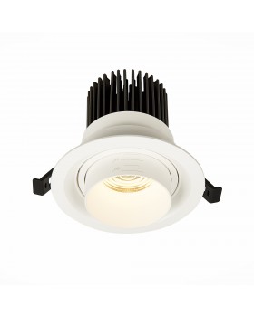 ST701.538.12 Св-к встр. Zoom Белый LED 1*12W 3000K 960Lm Ra90 15°-60° IP20 D115xH95 170-240V ST701-foto2