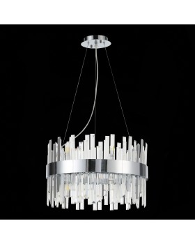 SL1160.103.12 Люстра подвесная ST-Luce Хром/Хром, Прозрачный G9 12*5W BAFO-foto12