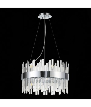 SL1160.103.12 Люстра подвесная ST-Luce Хром/Хром, Прозрачный G9 12*5W BAFO-foto12