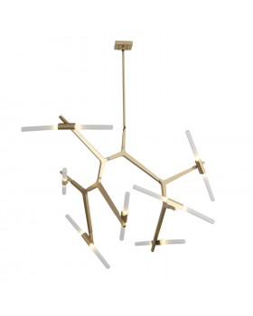 SL947.202.14 Люстра потолочная ST-Luce Золотистый/Белый G9 14*5W LACONICITA-foto11