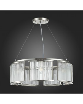 SL1627.103.07 Люстра подвесная ST-Luce Хром/Прозрачный E14 7*40W Velletri-foto4