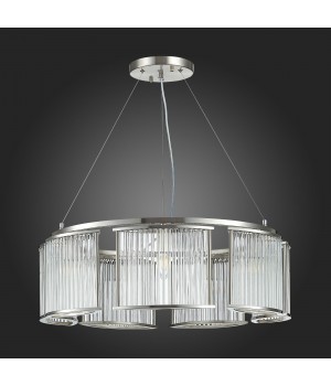 SL1627.103.07 Люстра подвесная ST-Luce Хром/Прозрачный E14 7*40W Velletri-foto4